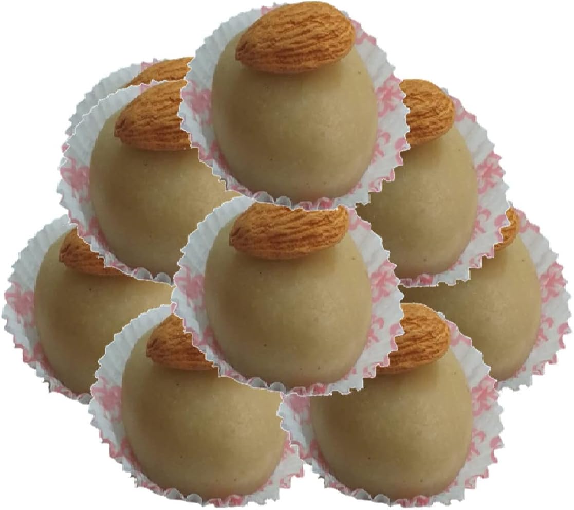 Misstevia Sugar Free Kaju Almond Laddu | Stevia Sweetened | Kids and Diabetes Friendly Guilt Free Sweets | Yummy and Delicious Cashew Badam Laddu | Healthy Indian Sweets 200g