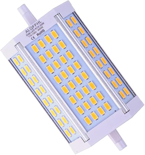 Miniatura 7 de Bombilla LED R7S de 4.646 in regulable, 30 W de doble extremo tipo J (200 W 300 W halógeno T3 equivalente), 120 V, 3000 lúmenes, 6000 K, lámparas de
