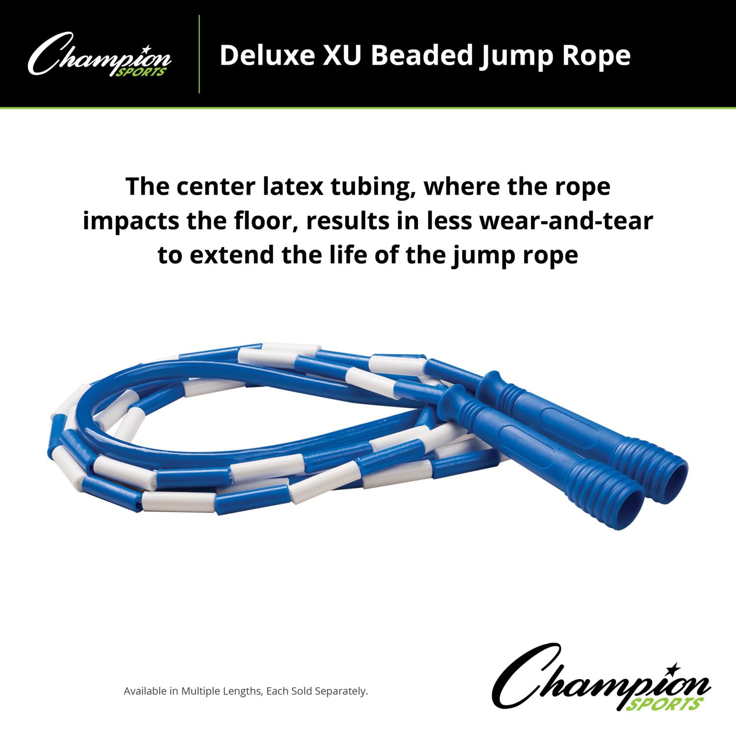 Amazon | Champion Sports 2.7m Deluxe Xu Beaded Jump Rope