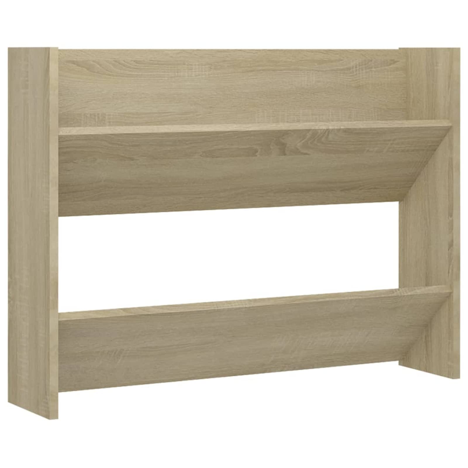 Gecheer Scaffale a Parete Moderno Salvaspazio in Truciolato, 1 Count, Pensile, Rettangolare, Montaggio a Parete o Pavimento, Libera Installazione, Inclusa Ferramenta