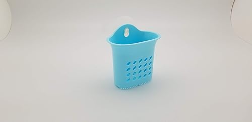 Uniware Cesta pequeña para herramientas de cocina con succión (azul)