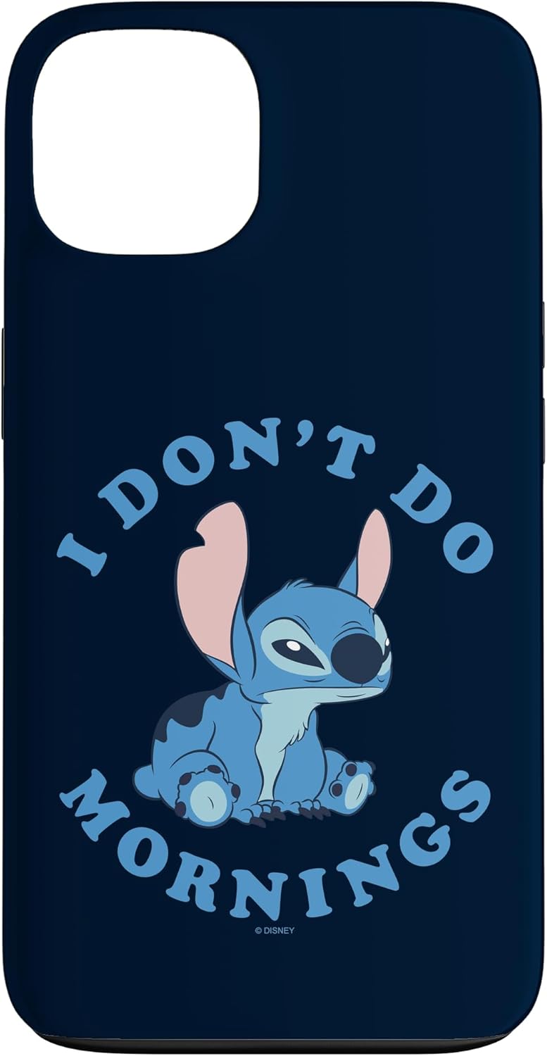 Disney Lilo & Stitch I Don't Do Mornings Stitch Case for iPhone 17