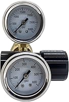 Vista 5 de Regulador de CO2 de dióxido de carbono ajustable de alto flujo 475 PSI y kit de mango para neumáticos Jeep