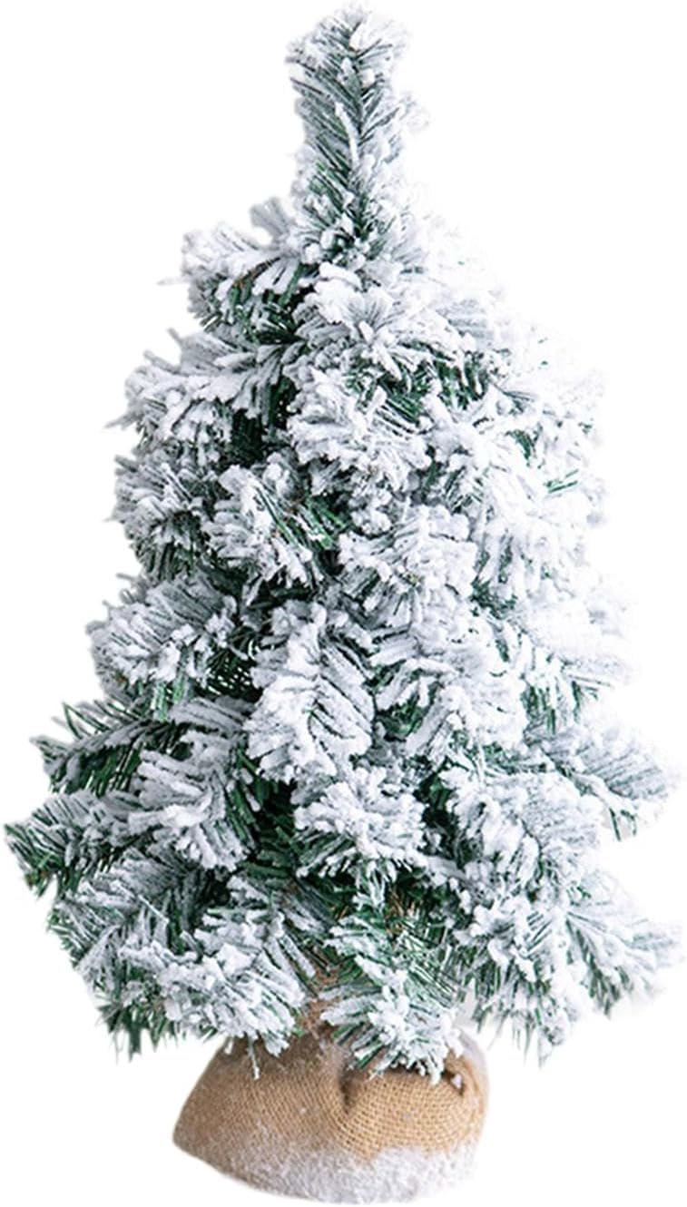 Snowy Christmas Tree Tabletop Artificial Christmas Tree Xmas Tree Tabletop Ornament Mini Christmas Tree Small Christmas Tree Tabletop Christmas Tree Figurine for Xmas Festival Tabletop Decor