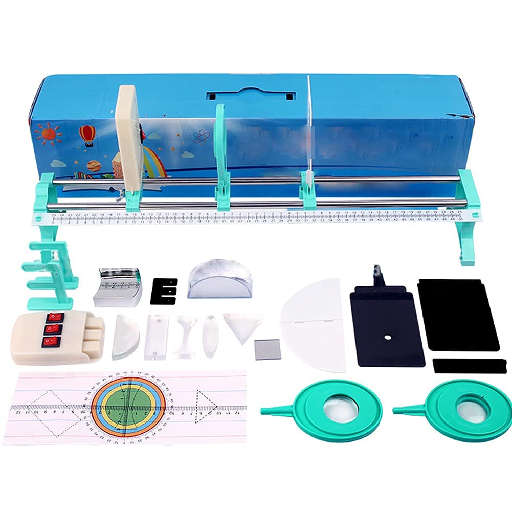 WRQzxcvScience Laboratory Physical Of Optics Basic Learning Kit No Assembly Required Laboratory Equipment Optical Bench With Storage Box