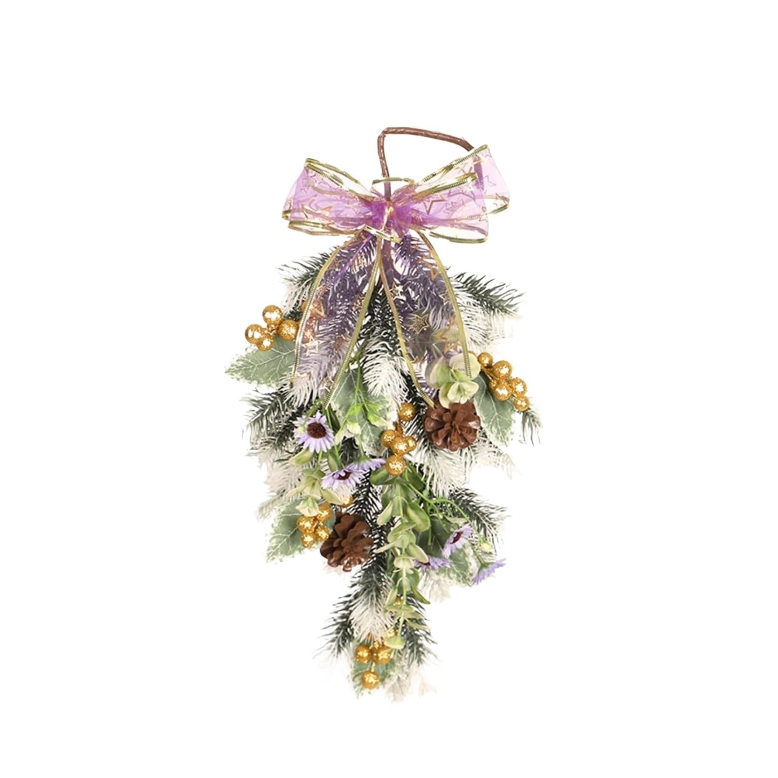 Couronne de Noël à décorer soi-même pour projet créatif DIY