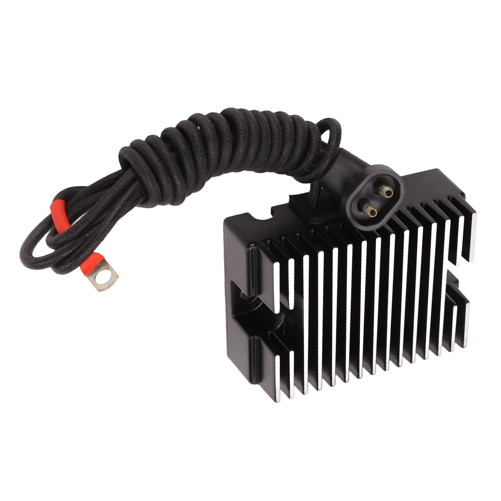 Cocoarm Prostownik Regulatora Napięcia, Metalowy Stabilizator Napięcia DC 12 V, Kontroluje Moc wyjściową ładowania, Obsługuje Napięcie Akumulatora, Pasuje do Modeli Silników Motocyklowych FLSTS FXD
