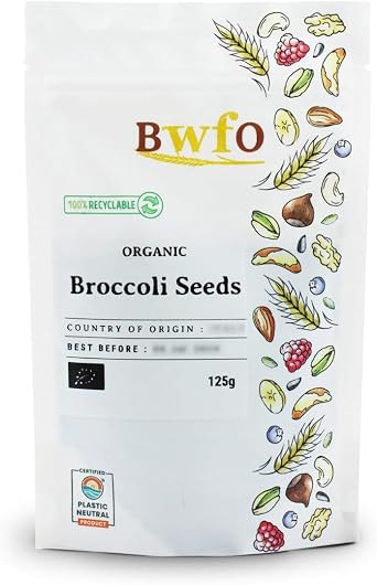 Organic Broccoli Seeds 125g BWFO