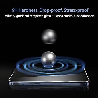 Privacy Screen Protector for iPhone 15 Plus 6.7 Inch,Anti-Spy[Anti-Peeping],Full Screen Tempered Glass,[Auto Alignment Kit],Bubble Free,Compatible with iPhone 14 pro Max,15 Plus,16 Plus,Case Friendly