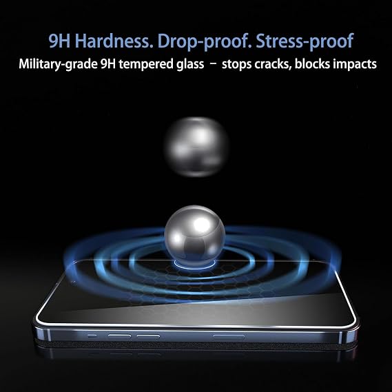 Privacy Screen Protector for iPhone 15 Plus 6.7 Inch,Anti-Spy[Anti-Peeping],Full Screen Tempered Glass,[Auto Alignment Kit],Bubble Free,Compatible with iPhone 14 pro Max,15 Plus,16 Plus,Case Friendly