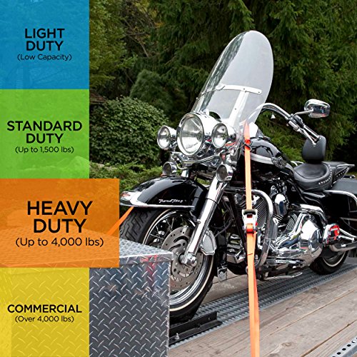 Smartstraps 14’ Premium Ratchet Straps, 4 Pack – 3,000Lbs Break Strength, 1,000Lbs Safe Work Load – Haul Heavy-Duty Loads Such As Boats And Appliances #TOP3