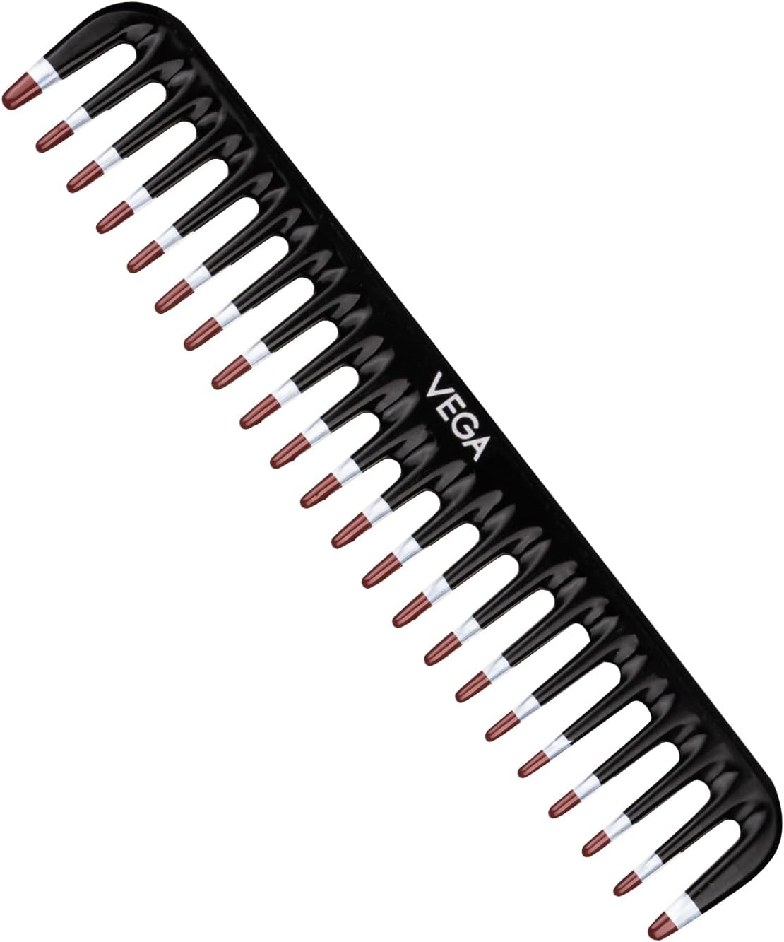 Detangling Hair Comb for Men & Women, Wide Tooth Comb with Rounded Tips, Anti-Breakage, Gentle on Scalp, Suitable for Wet & Dry Hair, Ergonomic Design (India's No.1* Hair Comb Brand, 1266)