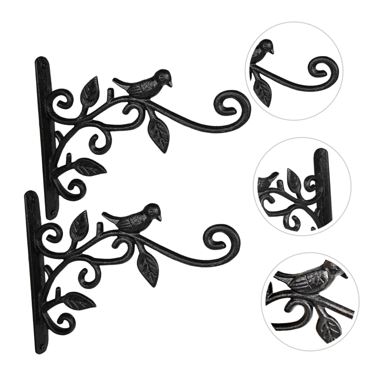 BESPORTBLE 2pezzi Gancio Da Parete Per Appendere Piante Sospese Mangiatoie Per Uccelli Cestini Di Fiori e Lanterne Resistente e Facile Da Installare