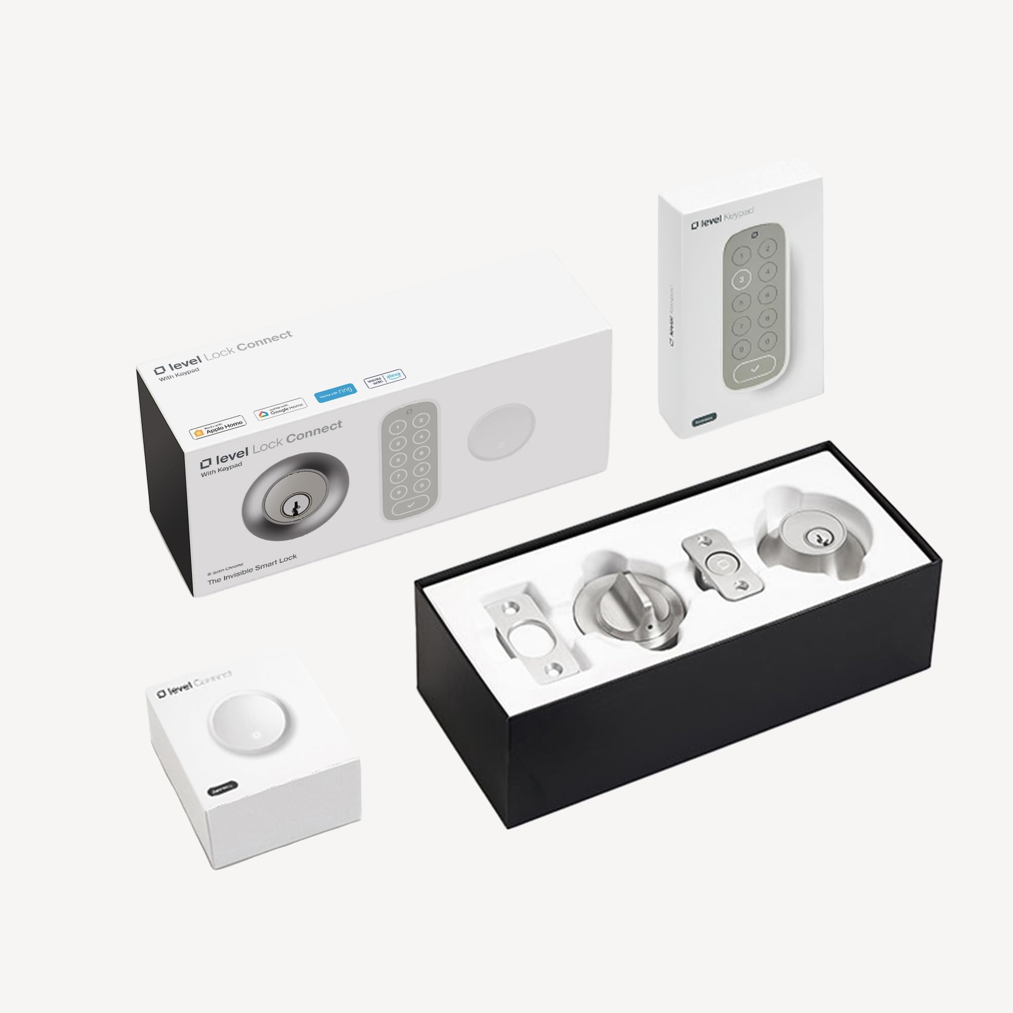 Level Lock (Wi-Fi) Smart Lock with Keypad (Satin Chrome) – No Longer Available for Sale