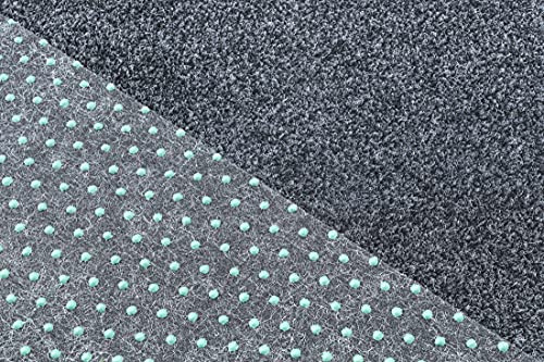 Carpeto Rugs Kunstrasen Balkon Teppich Wasserfest - Kunstrassenteppich Outdoor - Rasenteppich Balkon Meterware mit Noppen - Kunstgras Balkonteppich - Grau - 200 x 125 cm - Image 6