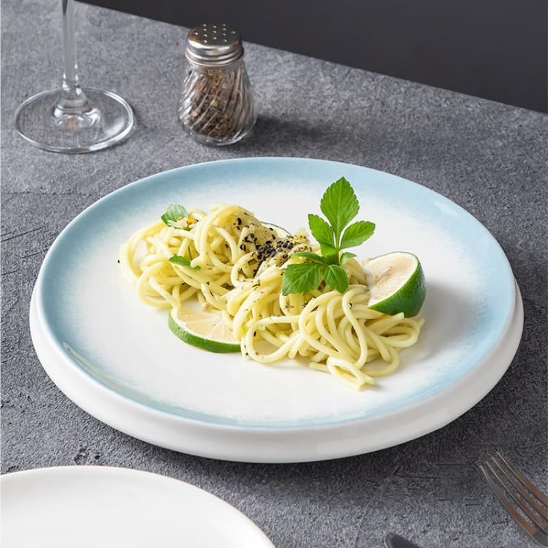 Talerz obiadowy Talerze Talerze obiadowe Domowe Ceramiczne Kreatywne Talerze obiadowe Restauracja Talerze Do Zupy Głębokie Okrągłe Talerze Talerze Sałatkowe Talerze Talerze Półmisek Talerze Do