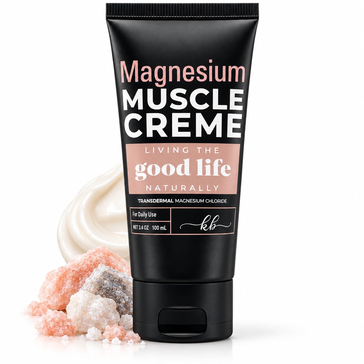 Magnesium Cream for Muscles, Transdermal Cooling Menthol Rub, 4 oz Jar — Amazon image 7