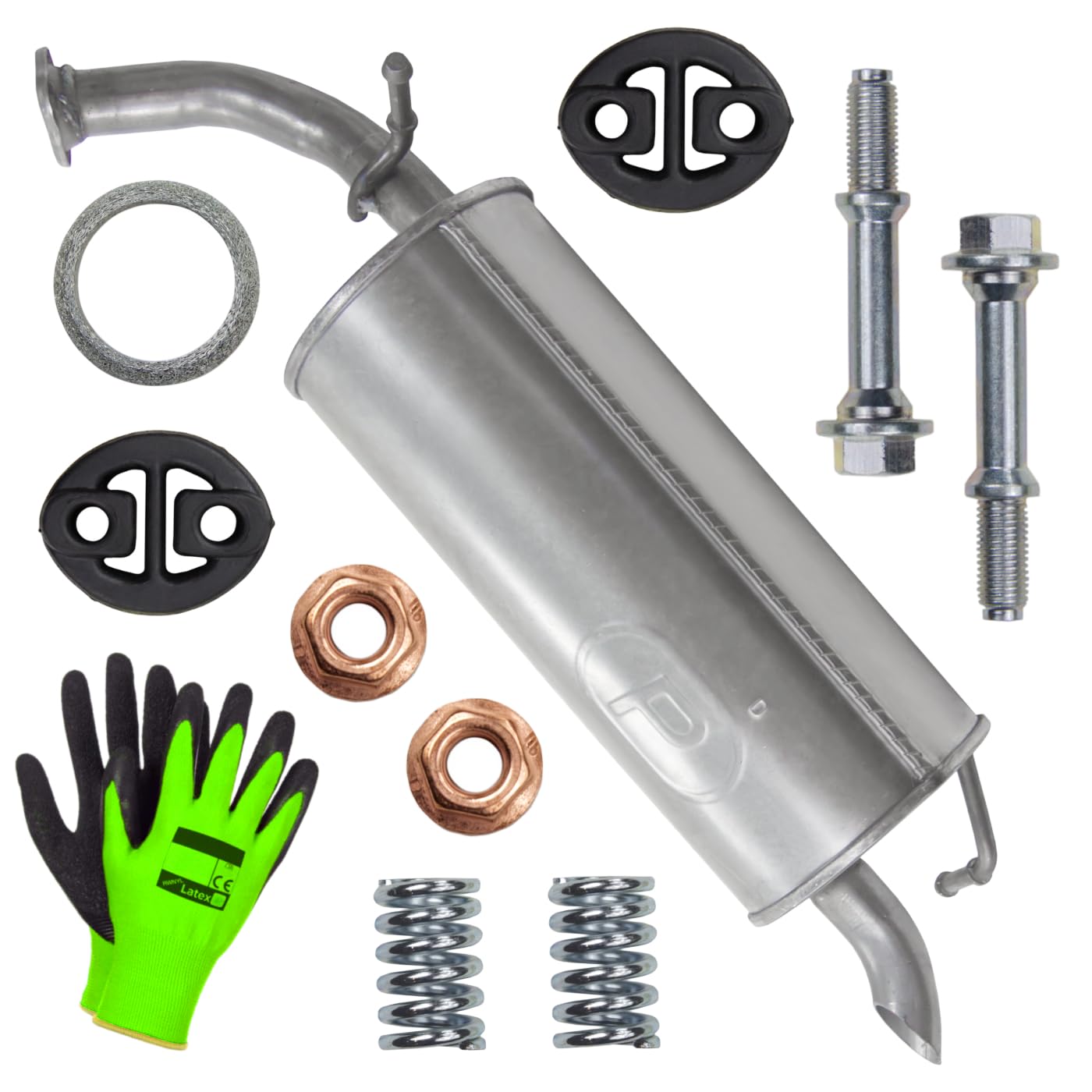 POLMOstrow Auspuff Endtopf für Toyota Yaris 1 I P1 1.0 1.3 Fließheck 1999-10.2005
