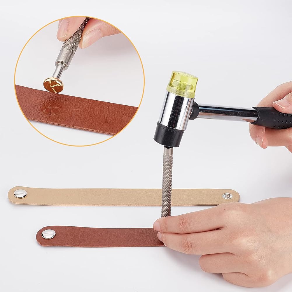 GORGECRAFT 52pz Letra de Punta de Quema de Madera Kit de Cobre de Latón Dorado Símbolo de Número del Alfabeto Plantilla de Soldadura Quemador de Cuero Herramienta de Pirografía Conjunto de Plantillas