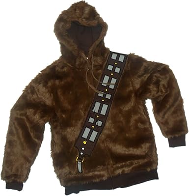 chewbacca zip up moletom com capuz
