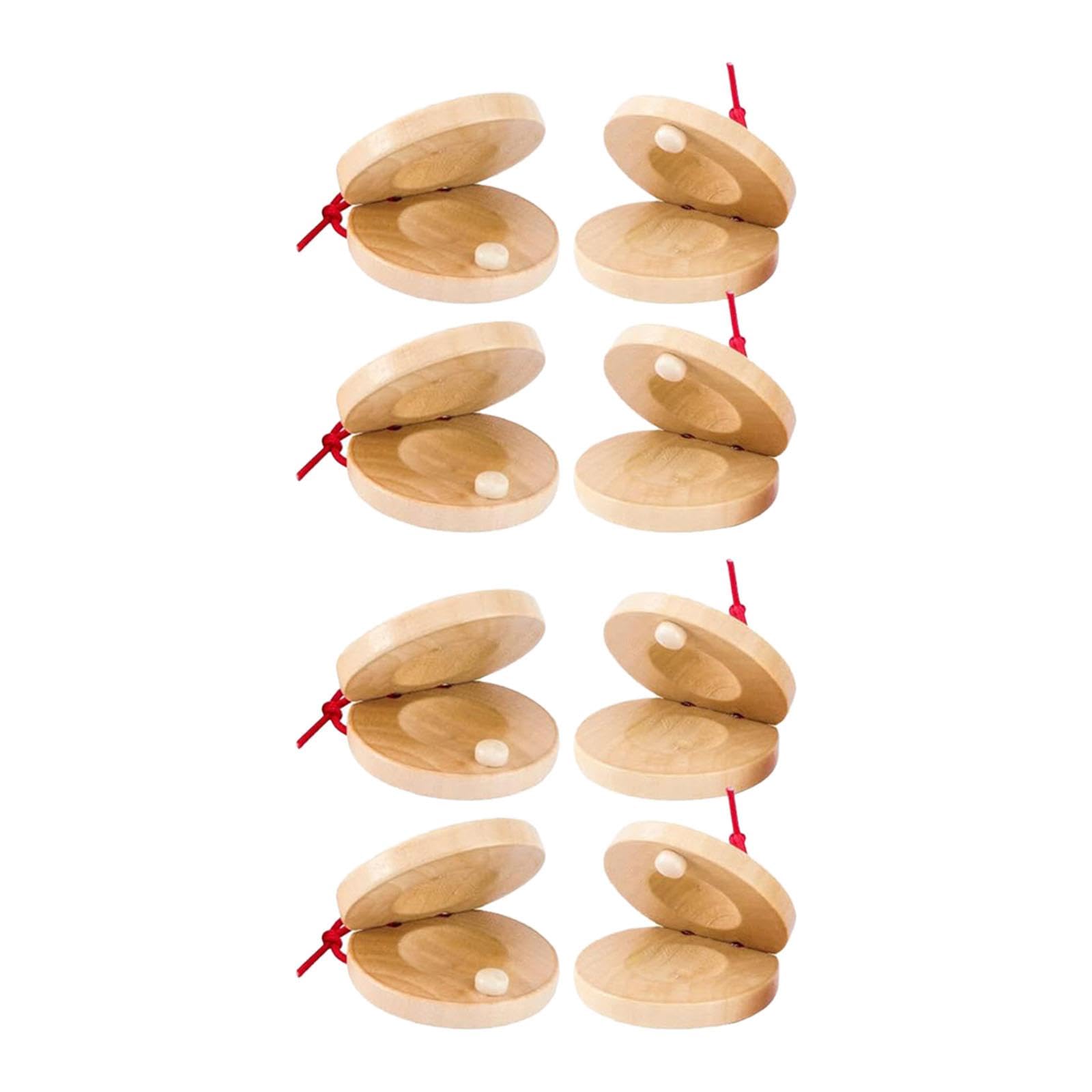 CALANDIS™ Finger Castanets Preschool Musical Instruments Rhythm Toys for Children Baby 8Pcs | Music & Art | Educational-image-14