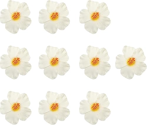 Marsrut 10 flores de hibisco Hawaii fiesta de verano DIY decoraciones de flores artificiales Hula niñas favor de la decoración del cabello flor