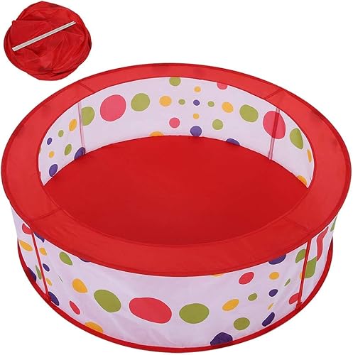 Hztyyier Tienda de campaña para niños pequeños, tienda de campaña para actividades divertidas en interiores y exteriores, pelotas no incluidas (43