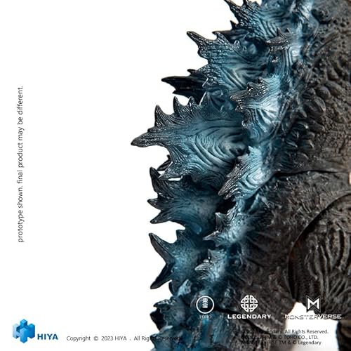 HIYA Exquisite Basic Series None Scale 7 Inch GODZILLA VS KONG Heat Ray Godzilla Action Figure - Image 7