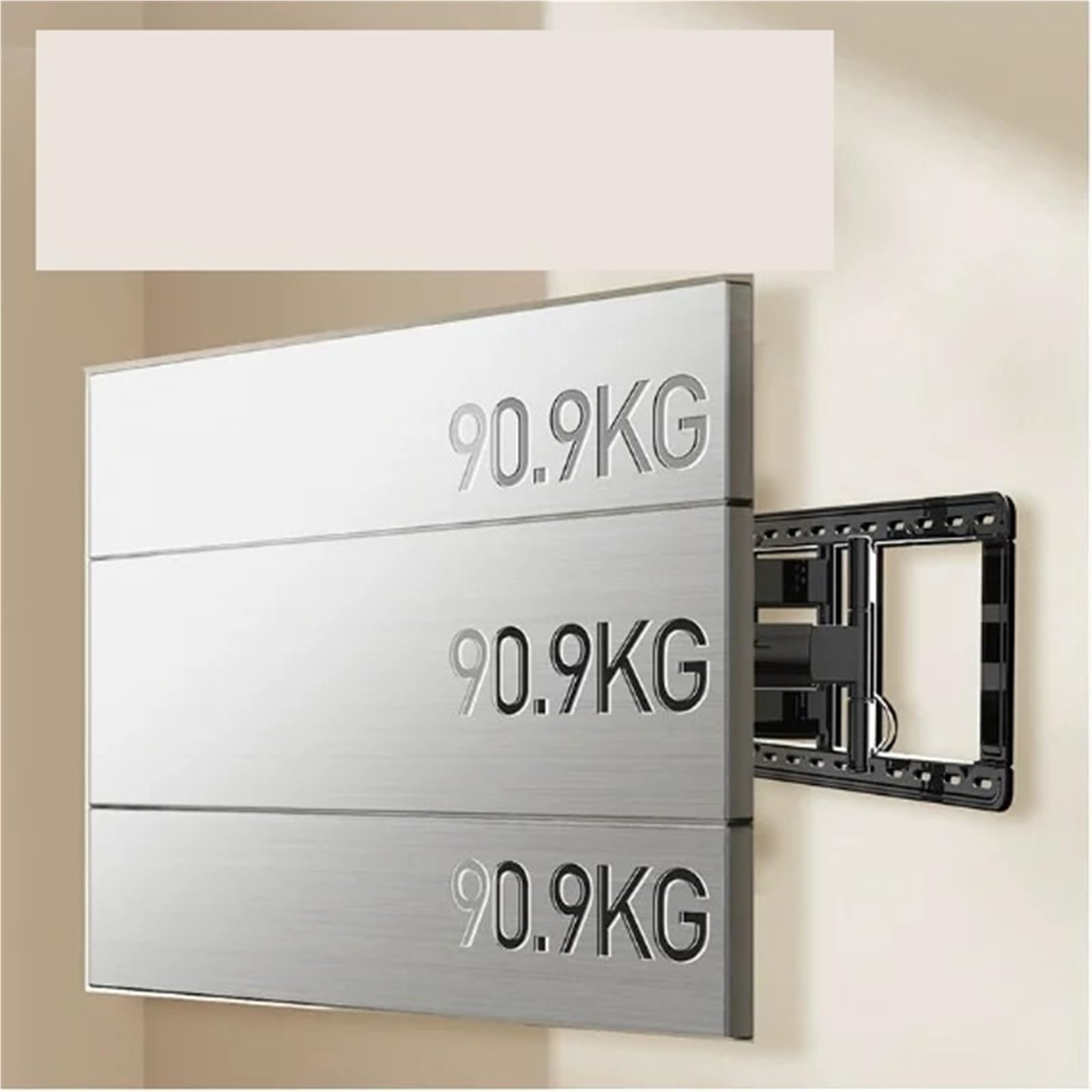 Supporto da parete per TV, SP5 Per TV Da 75-110 Pollici Fino A 90 Kg - Staffa Articolata Per Montaggio A Parete Per A Movimento Completo Con 6 Bracci