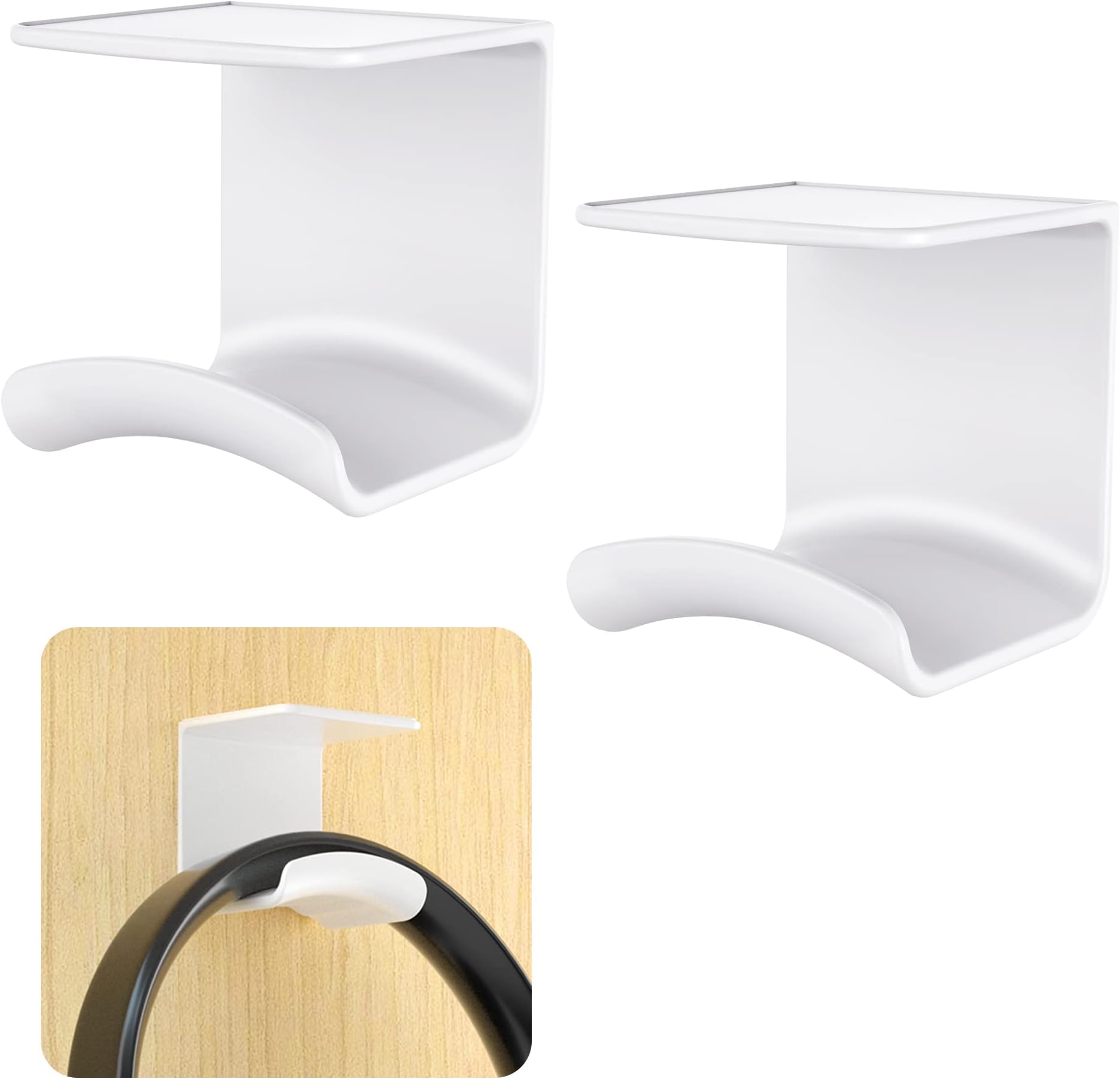 OTAIVE 2Pcs Headset Halterung Halter Kopfhörer Haken Wandhalterung