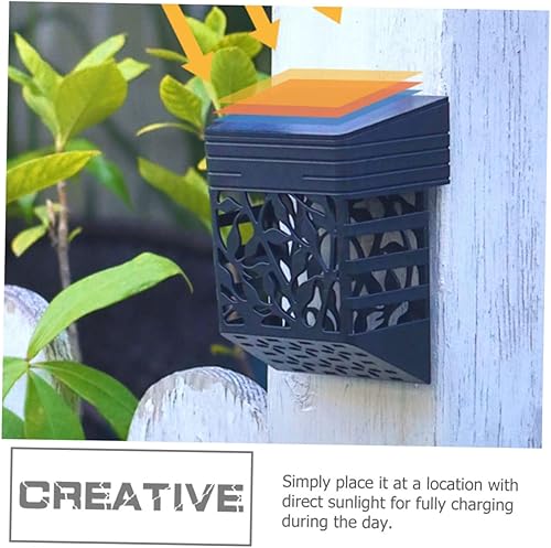 Miniatura 5 de jojofuny Luz solar de pared luces de camino LED lámpara de pared solar lámpara de pared de jardín al aire libre lámpara solar al aire libre lámpara