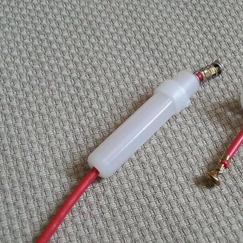 Zilimontt AGC Lot de 10 porte-fusibles en verre 5 x 20 mm 6 x 30 mm – Blanc résistant aux hautes températures – Support de câble pour fil 20 AWG, 0,5 A-30 A 250 V (6 x 30 mm)