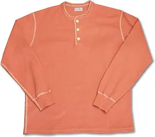 [THE FLAT HEAD] フラットヘッド ロンT FN-THLH-004 ヘンリーネック サーマル長袖Tシャツ flathead