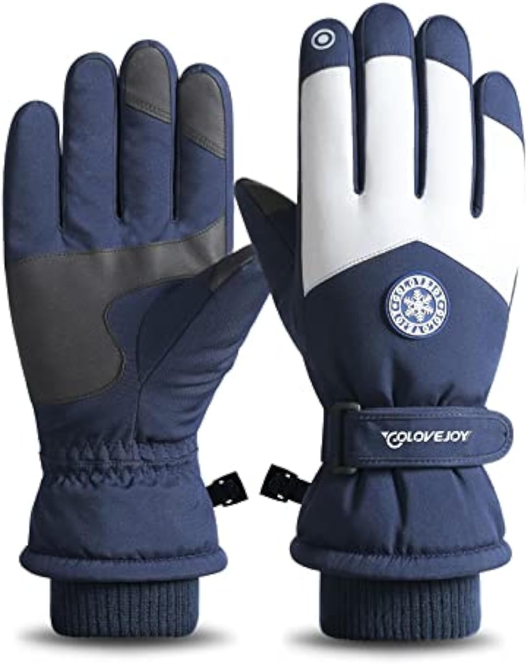 Winter Ski Snow Gloves for Men, Women, Youth | Touchscreen & Waterproof Cold Weather Hand Warming Gloves Winter Work Gloves