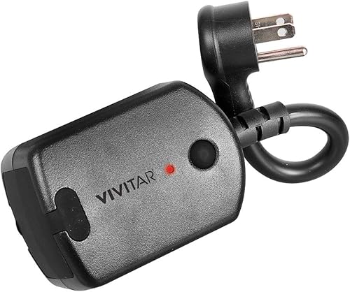 Miniatura 2 de Vivitar Ha-1011 - Toma de corriente Wi-Fi para exteriores con temporizadores, enchufe inteligente impermeable para exteriores, 10 amperios, 3