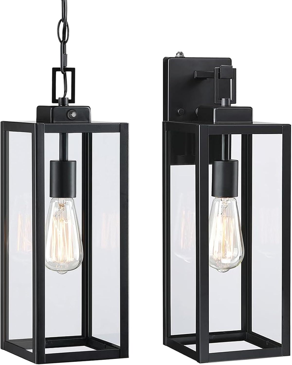 1 Pack 17" Pendant Light & 1 Pack 18" Wall Light