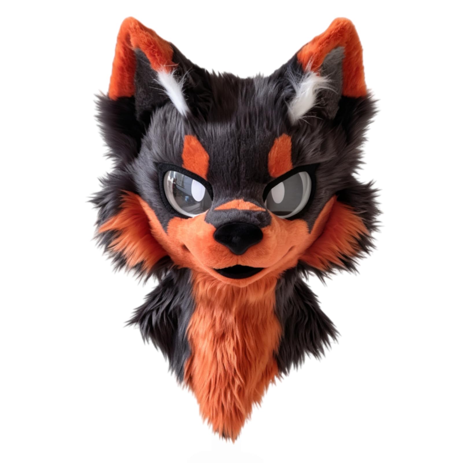 Fursuit Furry Głowa, maska cosplay na Halloween i imprezy tematyczne