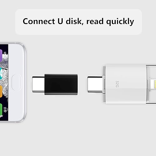 Miniatura 5 de VAKS Adaptador USB C (paquete de 4), adaptador USB C macho a hembra, soporta carga rápida y extensión de transferencia de datos, compatible con