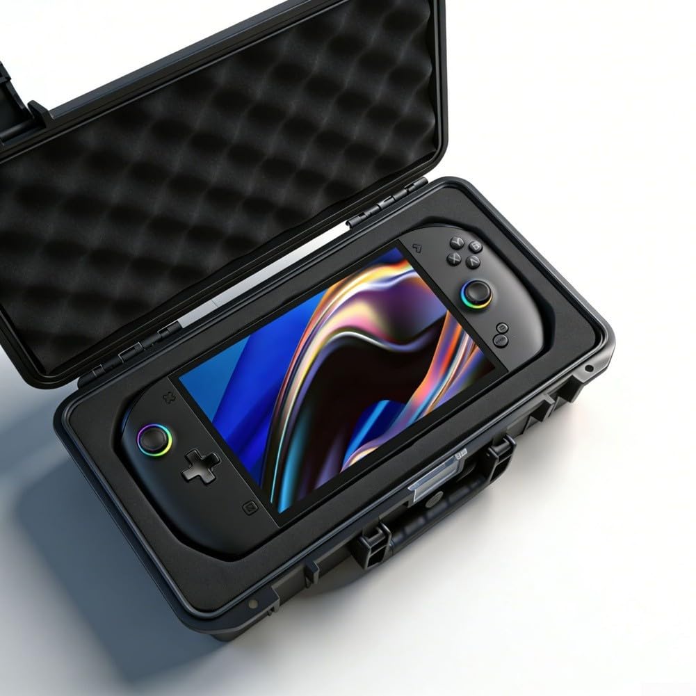 ReachMall Funda rígida portátil para OneXPlayer para consola de juegos Apex, a prueba de polvo, a prueba de golpes, con ajuste de espuma personalizado, caja de almacenamiento de electrónica