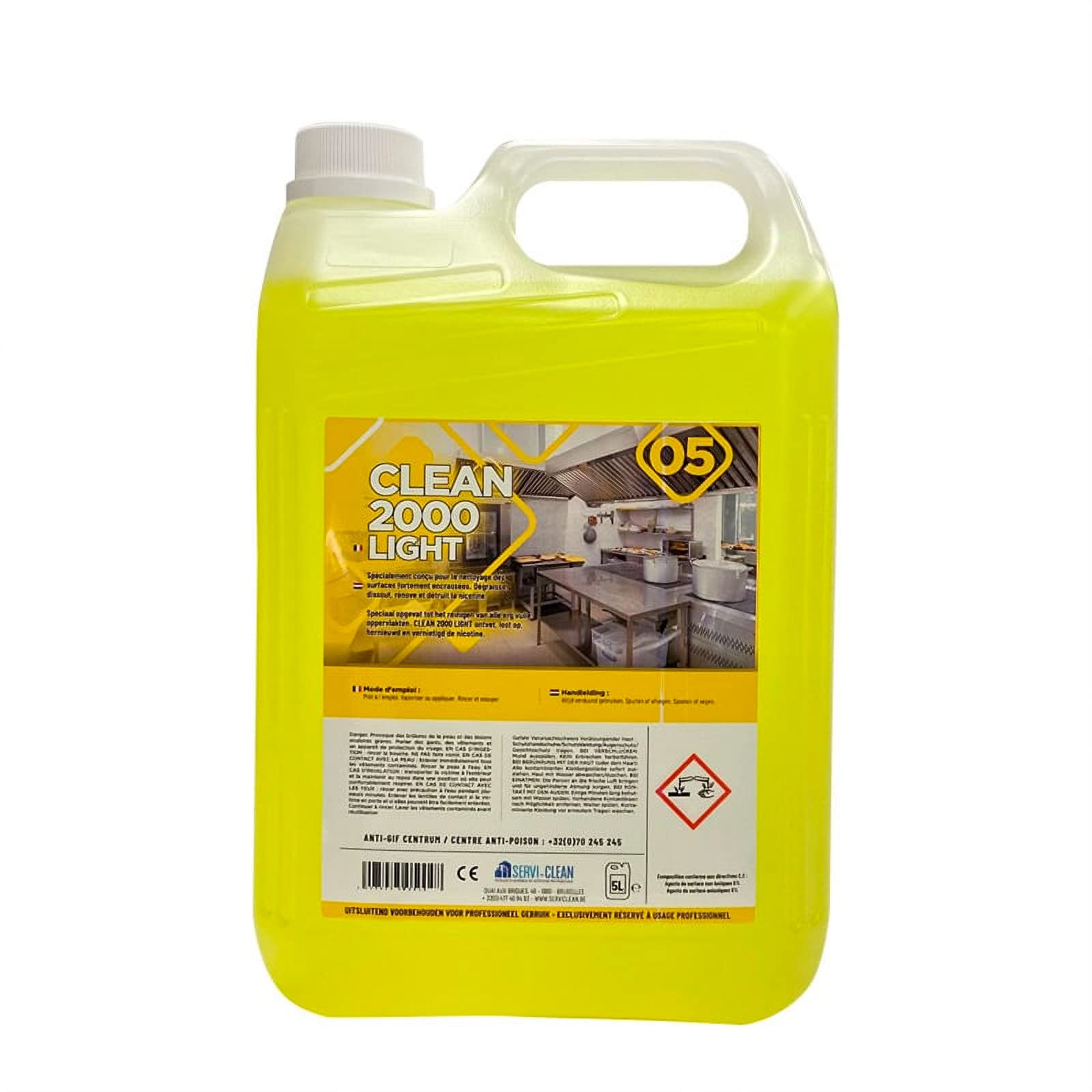 Clean 2000 Light 5L - Dégraissant puissant
