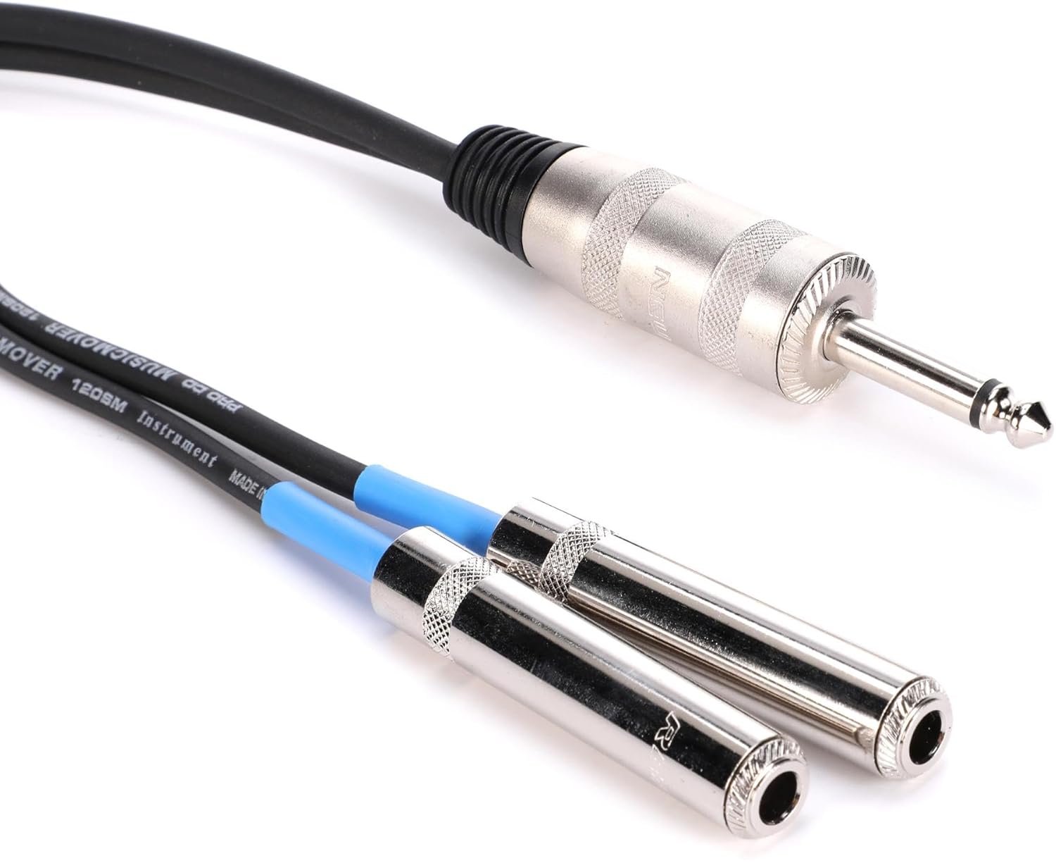 Proco 1 FootYGQ2FQ-1, 1/4 Inches TS Male to (2) TS Female Y-Cable