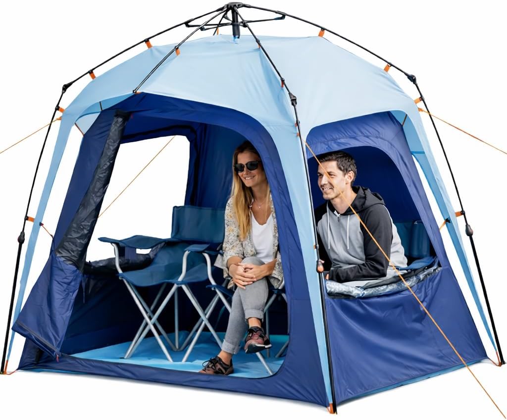 FOFANA MultiPod - Pop-Up All-Weather Sports Tent - Multipurpose Pod 270 View Multi-Person - Sports Mom and Dad Essentials