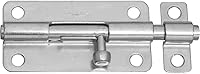 National Hardware 4in Zinc-Plated Barrel Bolt V834 N151-654 - WeatherGuard Rust-Resistant Security for Doors Gates Cabinets