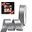 LIUYAXI Silver Double Face Satin Ribbon 1 X 50 Yards, Ribbons Perfect for Crafts, Gift Wrapping, Bow Making and More