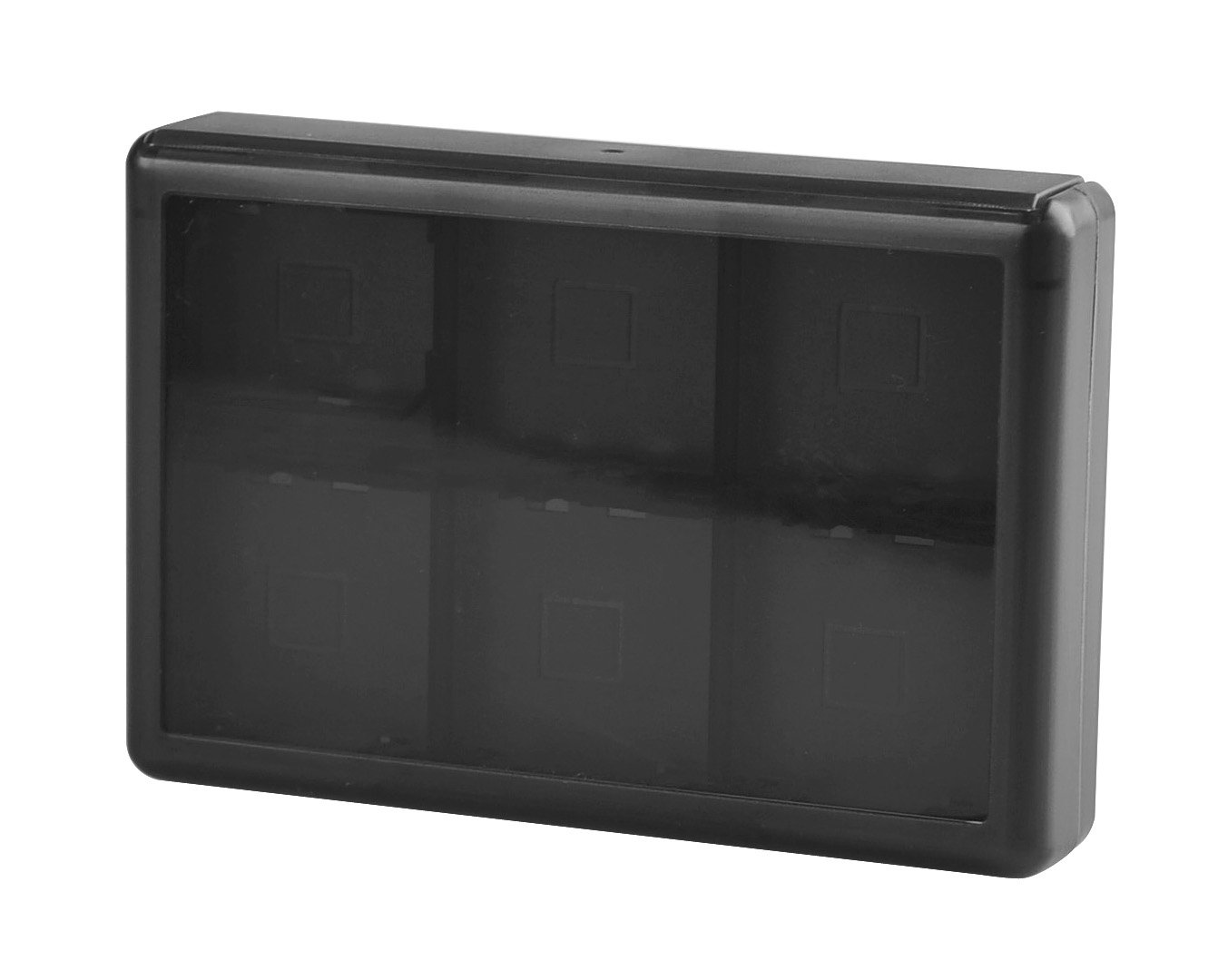  Basics Nintendo 3DS Game Card Storage Case Holder with 24 Cartridge Slots - 3 x 5 x 1 Inches, Black : Video Games