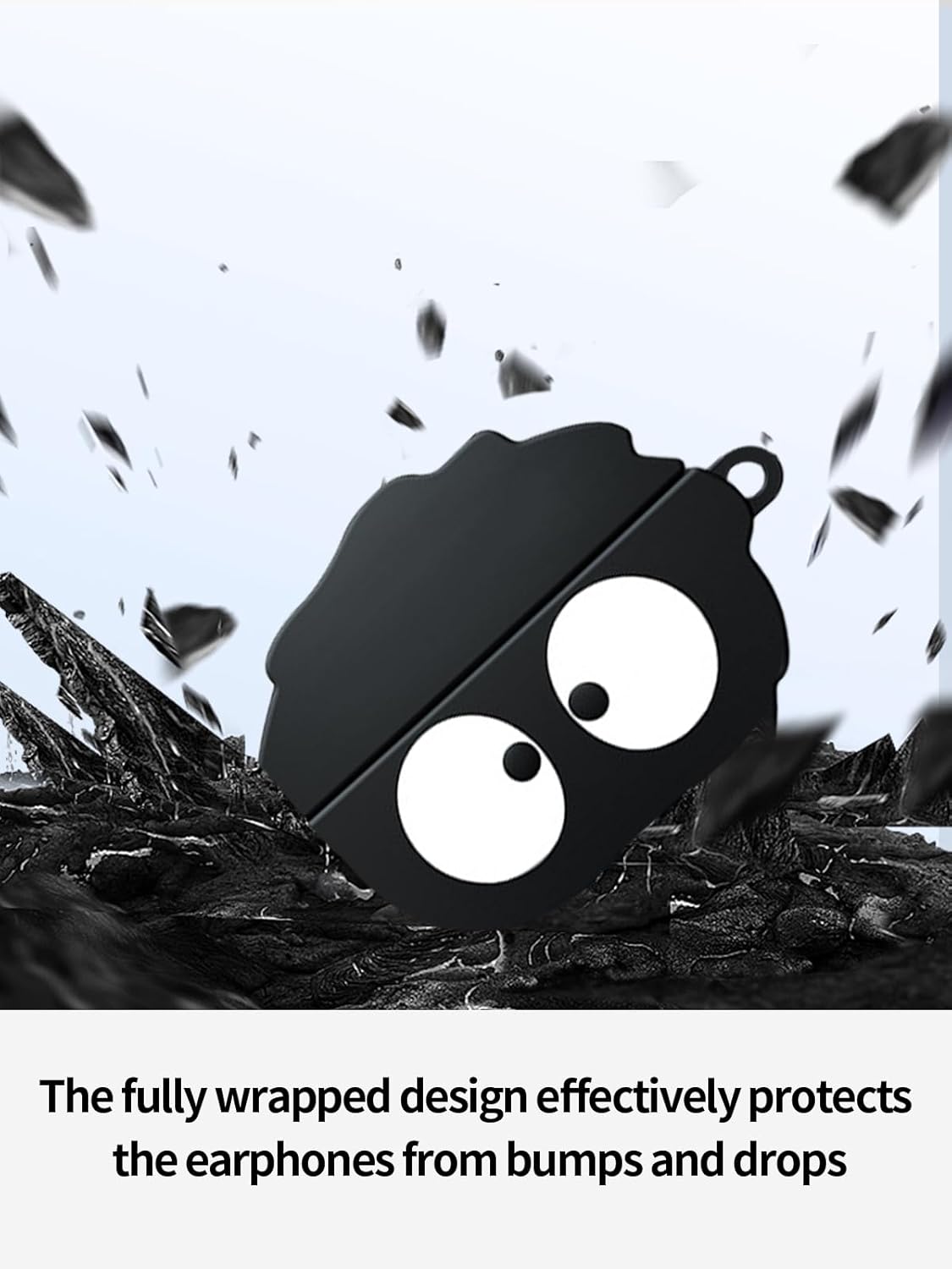 Compatible with SHOKZ OpenDots ONE True Noise Cancelling Earphones,Soft TPU Full Body Shockproof Protective Cover with Lanyard,Briquette. - Image 2