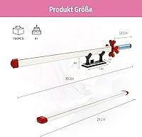 Vista 4 de TOY PLAYER Conjunto de construcción de espada de demonio, espada de Kanroji Mitsuri con vaina y soporte, conjunto de construcción de Katana, regalo