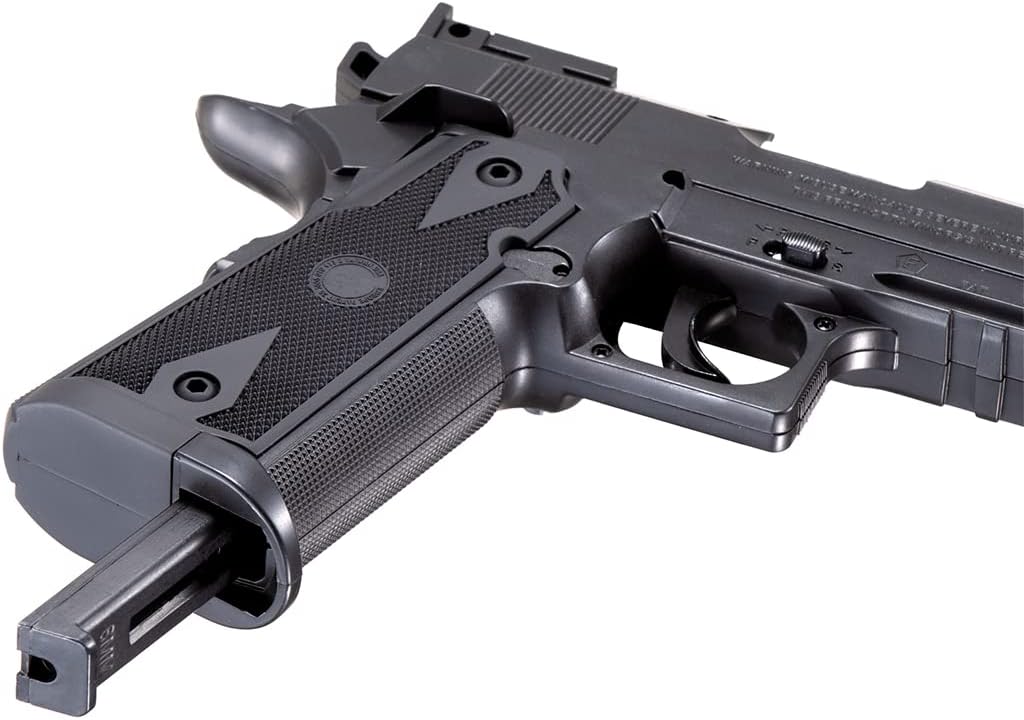 PowerWin 304B Non-Blowback CO2 1911 Airsoft Pistol (Color: Black)-WinGun