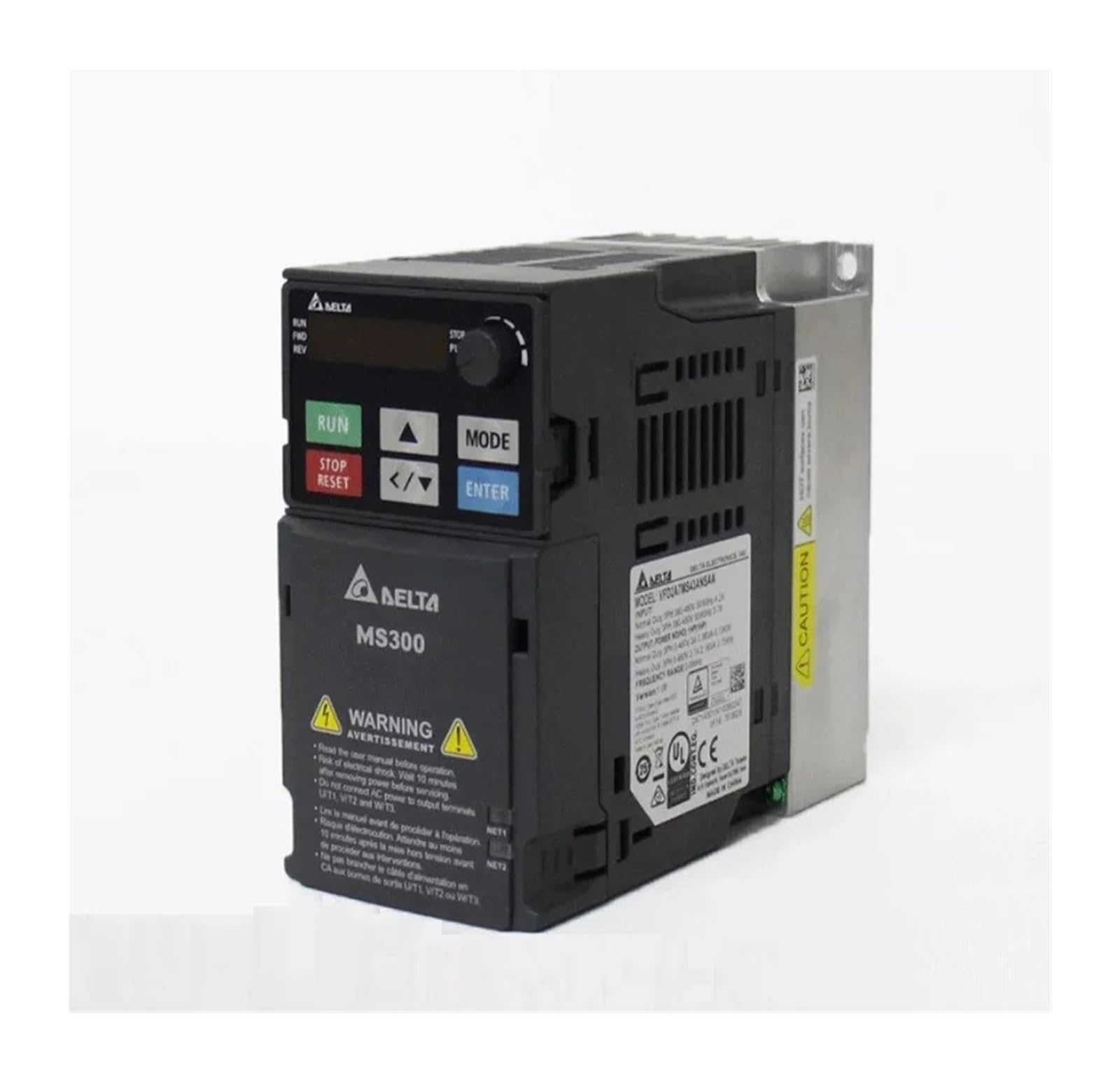 Convertisseur de fréquence MS300 évite surchauffe moteur triphasé