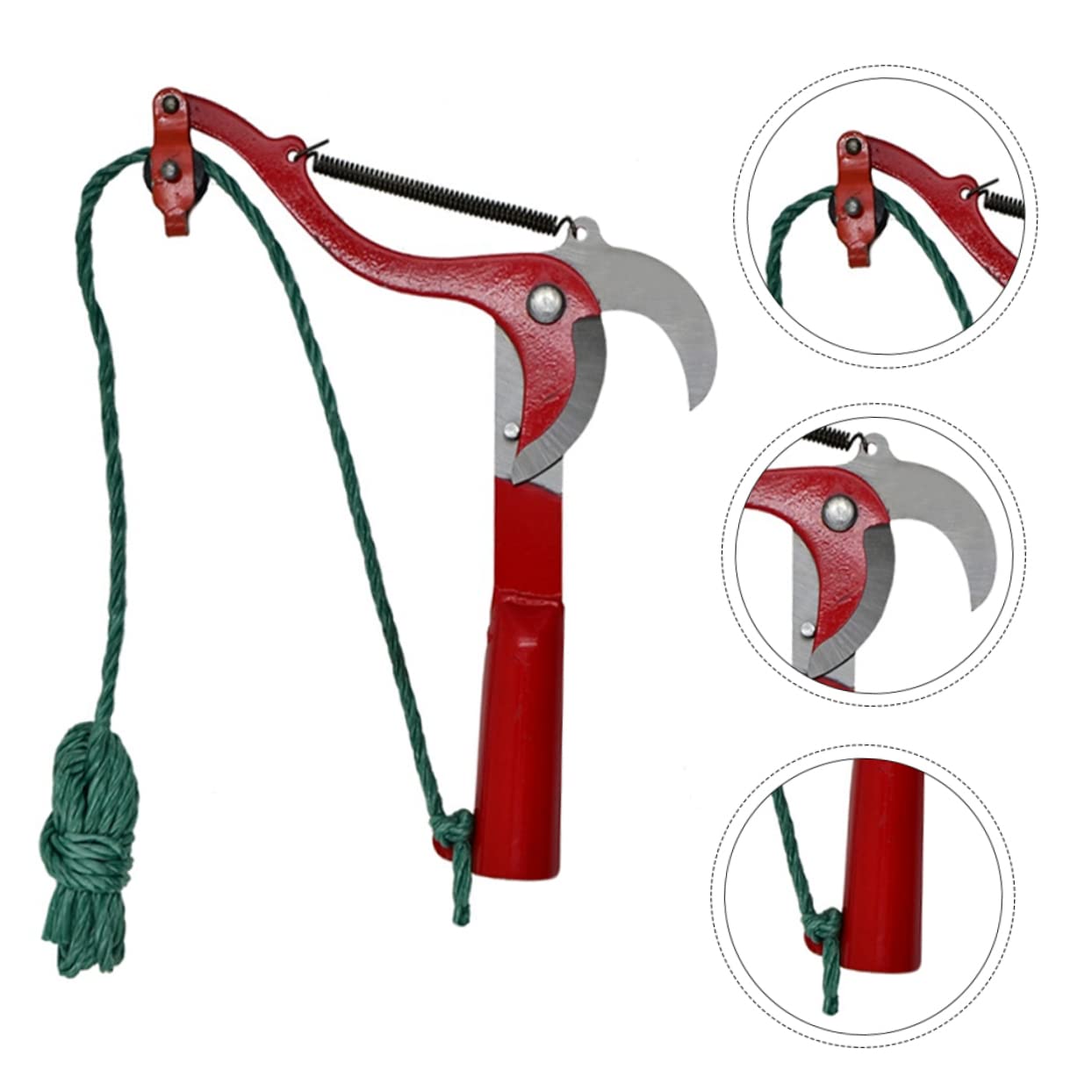 INOOMP Tijeras de Rama Alta para Cosechar Frutas Tijeras de Podar sin Pértiga para Árboles Frutales Ahorran Mano de Obra Herramienta de Jardinería para Podar y Recortar